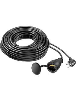 ЗУБР ПВС-315-Ш, ПВС, 3 х 1.5 мм2, 30 м, IP44, 3500 Вт, силовой удлинитель-шнур, Профессионал (55020-30)