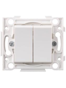 СВЕТОЗАР двухклавишный выключатель (SV-55230-2)