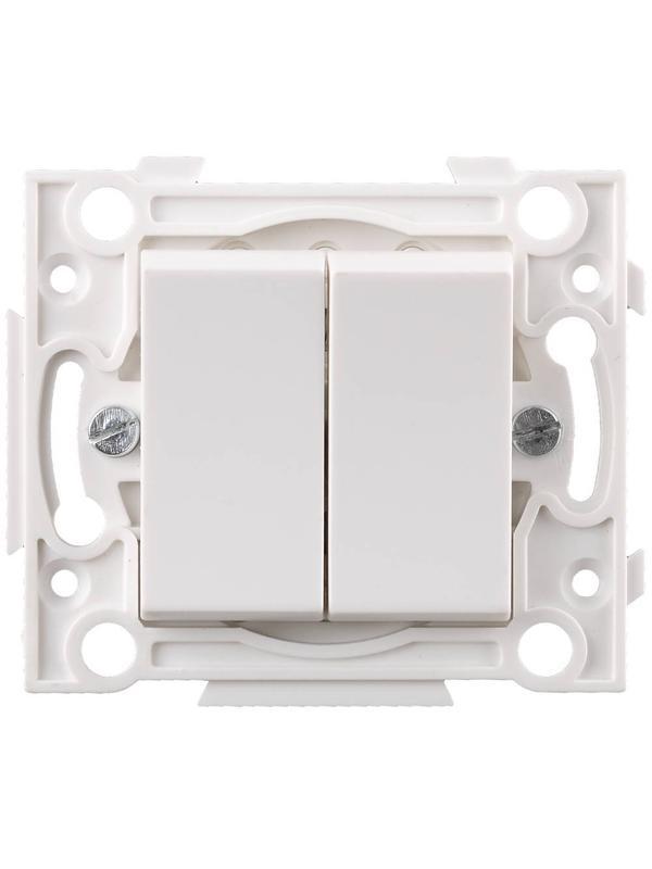 СВЕТОЗАР двухклавишный выключатель (SV-55230-2)