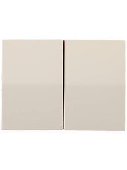 СВЕТОЗАР Эффект, без вставки и рамки, двухклавишный выключатель (SV-54434-B)