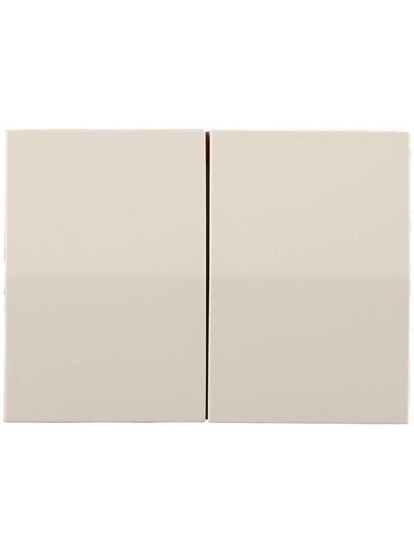 СВЕТОЗАР Эффект, без вставки и рамки, двухклавишный выключатель (SV-54434-B)