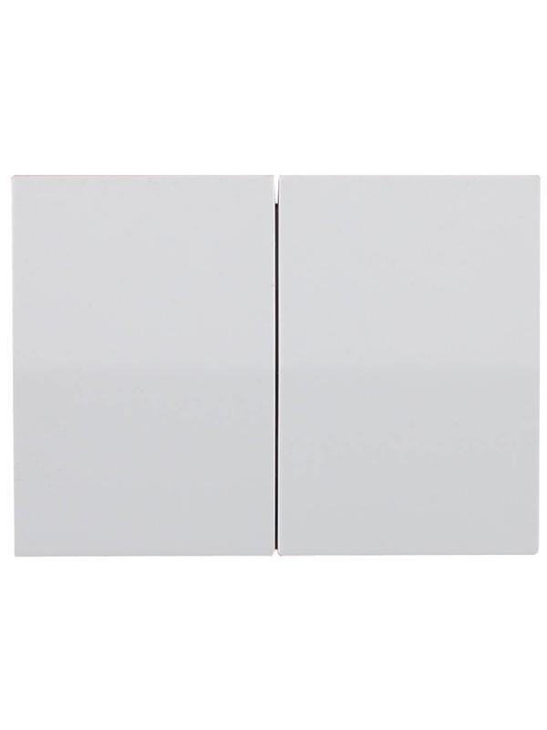 СВЕТОЗАР Эффект, без вставки и рамки, двухклавишный выключатель (SV-54434-SM)