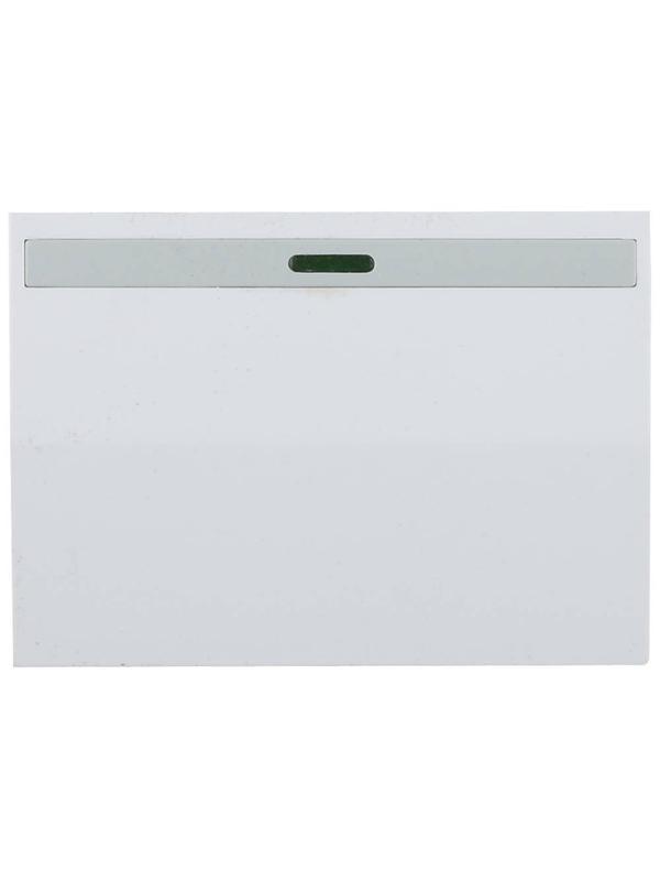 СВЕТОЗАР Эффект, без вставки и рамки, одноклавишный выключатель (SV-54438-W)