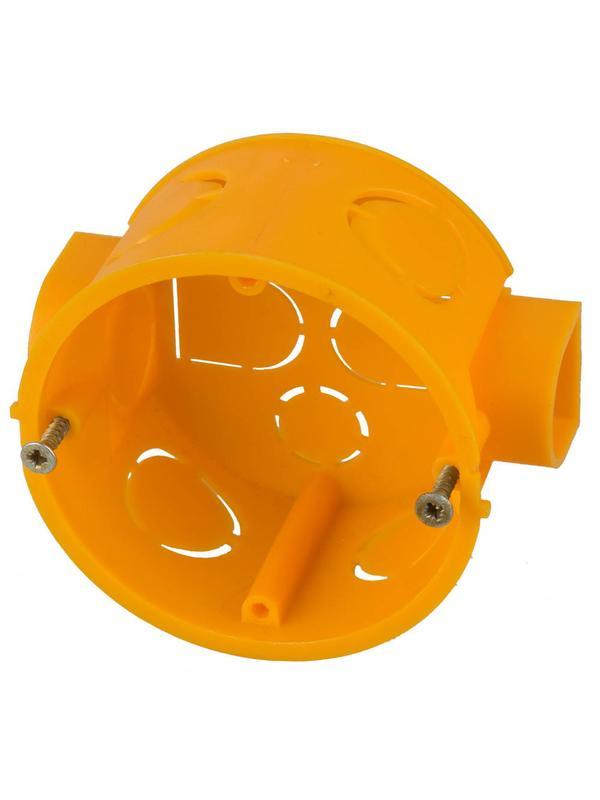 СВЕТОЗАР 68 х 40 мм, подштукатурный монтаж, круглая, установочная коробка (SV-54903)