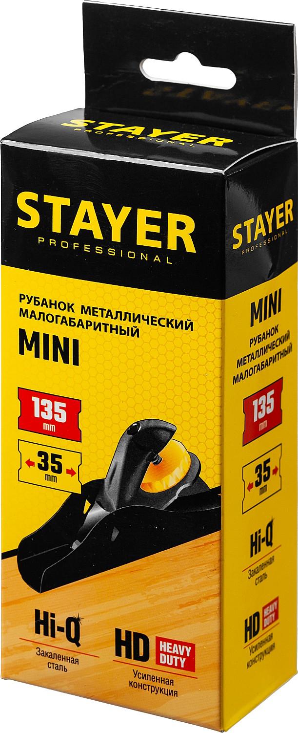 STAYER Mini, 135 х 40 мм, металлический рубанок, Professional (1860)