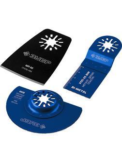 ЗУБР НР-3 UniLock, OIS-хвост., 3 предм., набор насадок для реноватора, Профессионал (15571)