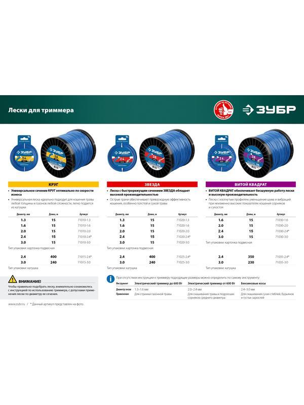 ЗУБР 1300 Вт, ш/с 38 см, сетевой триммер (ТCB-38-1300)