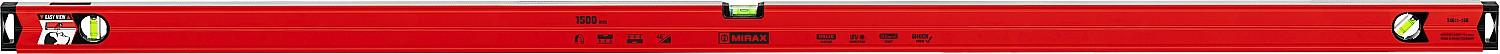 MIRAX 1500 мм, с зеркальным глазком, магнитный уровень (34611-150)