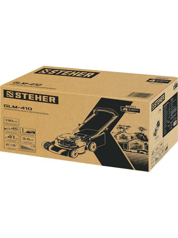 STEHER 410 мм, 3.5 л.с., бензиновая газонокосилка (GLM-410)
