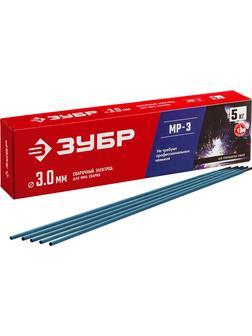 ЗУБР Д 3.0 х 350 мм, 5 кг в коробке, МР-3 рутиловый, электрод сварочный (40015-3.0)