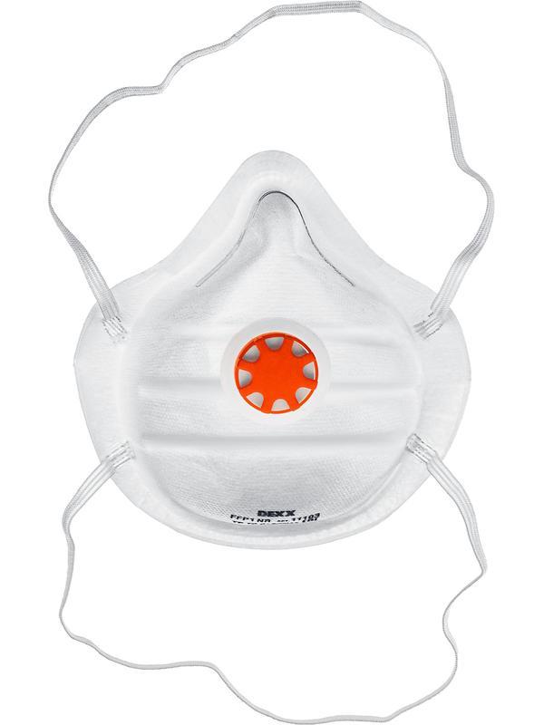 DEXX класс защиты FFP1, коническая, фильтрующая полумаска с клапаном выдоха (11104)