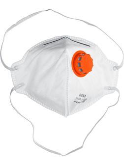 DEXX класс защиты FFP1, плоская, фильтрующая полумаска с клапаном выдоха (11102)