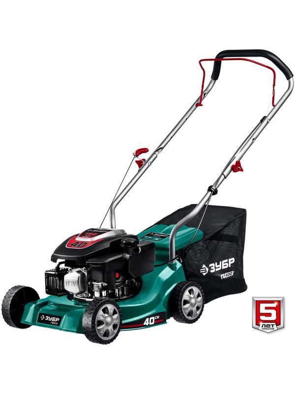 ЗУБР 400 мм, 3.5 л.с., бензиновая газонокосилка (ГБ-400)