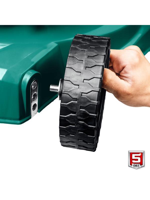 ЗУБР 400 мм, 3.5 л.с., бензиновая газонокосилка (ГБ-400)