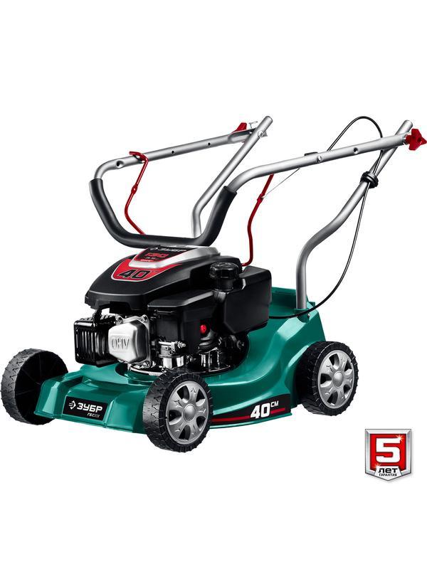 ЗУБР 400 мм, 3.5 л.с., бензиновая газонокосилка (ГБ-400)