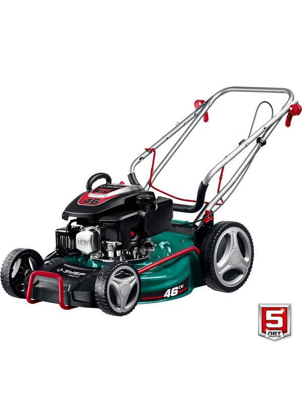 ЗУБР 460 мм, 4.5 л.с., бензиновая газонокосилка (ГБ-460)