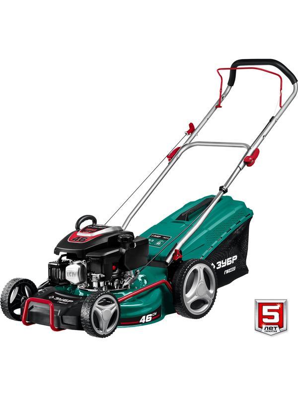 ЗУБР 460 мм, 4.5 л.с., бензиновая газонокосилка (ГБ-460)