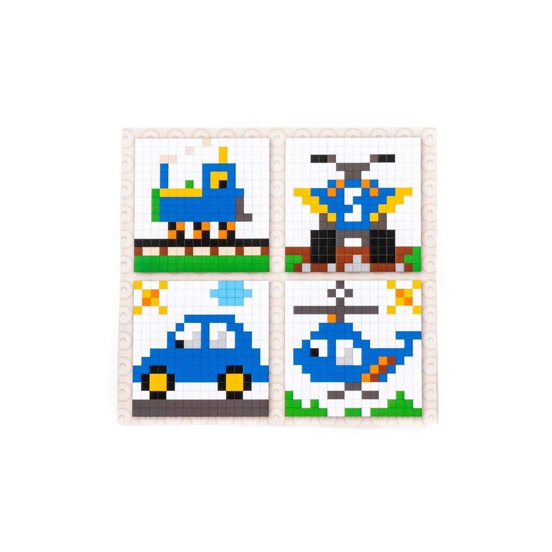 Мозаика-Конструктор Классик №5 транспорт, 350 элементов