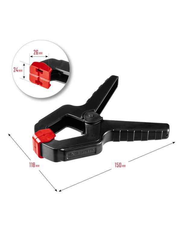 ЗУБР МЗ-80, 75 х 75 мм, пружинный зажим (32247-8)