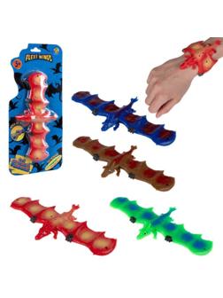 Flexi Wings 2 в 1 Супертянучка + Слэп-браслет в виде дракона, в ассорт.