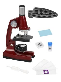 ДЕФЕКТ УПАКОВКИ Микроскоп, 450х, 3 объектива, держатель для смартфона,
аксессуары