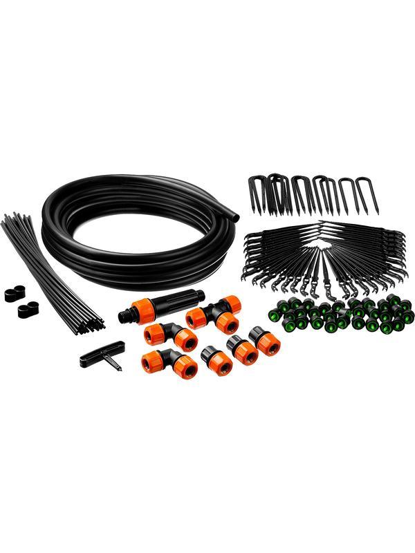 GRINDA 1/2″, 9 м, шланг магистральный, площадь полива 6 кв м, расход воды 4л/ч на раст, на 30 раст, система капельного полива (425270-30)