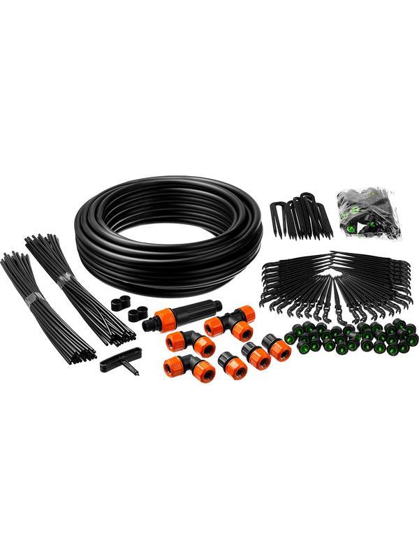 GRINDA 1/2″, 18 м, шланг магистральный, площадь полива 18 кв м, расход воды 4л/ч на раст, на 60 раст, система капельного полива (425270-60)