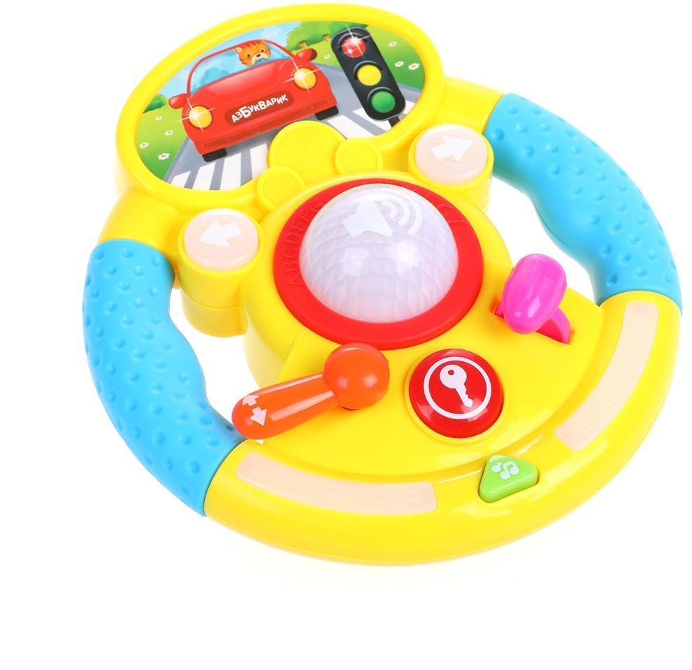 Руль музык. Я водитель Желтый