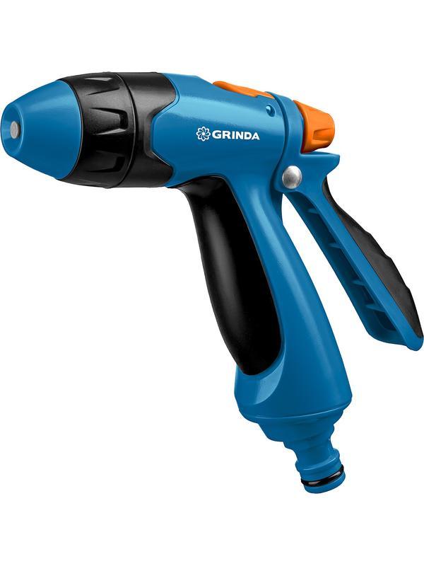 GRINDA B-R, плавная регулировка напора, курок сзади, двухкомпонентный, поливочный пистолет, PROLine (429111)
