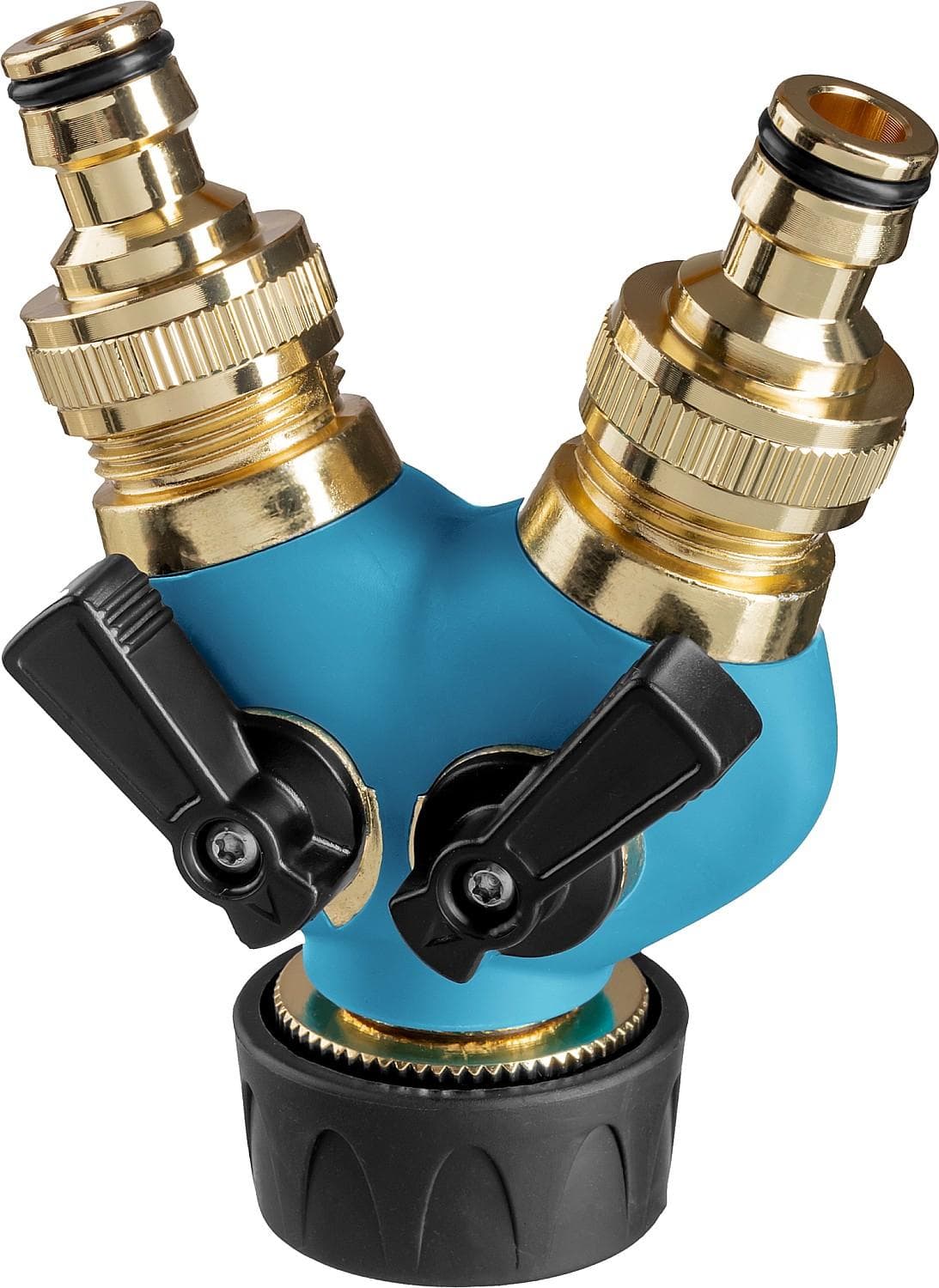 Поливочный распределитель GRINDA BS-1 426112, диаметр 3/4″ - 1″, двухканальный, с внутренней резьбой, из латуни, оцинкованный