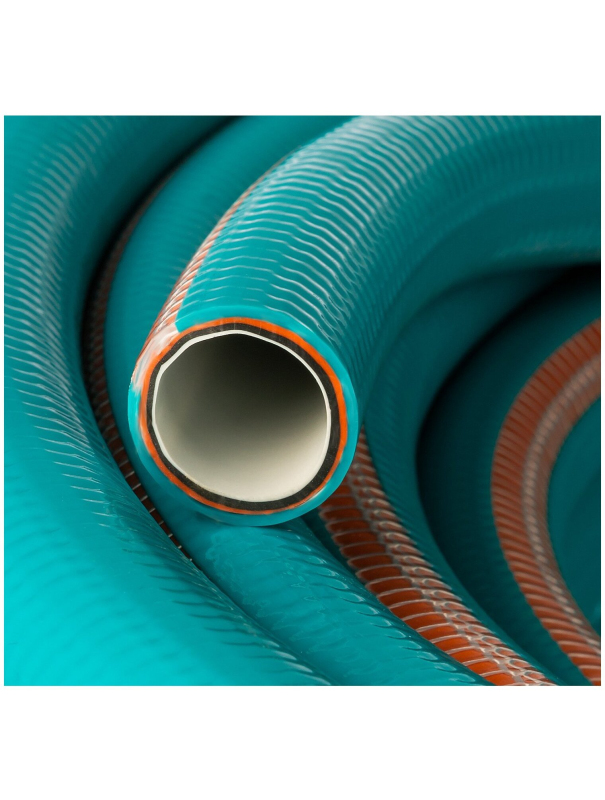 Шланг поливочный GRINDA 429007-3/4-50, 30 атм, пятислойный, текстильное армирование / 3/4″ 50 м..