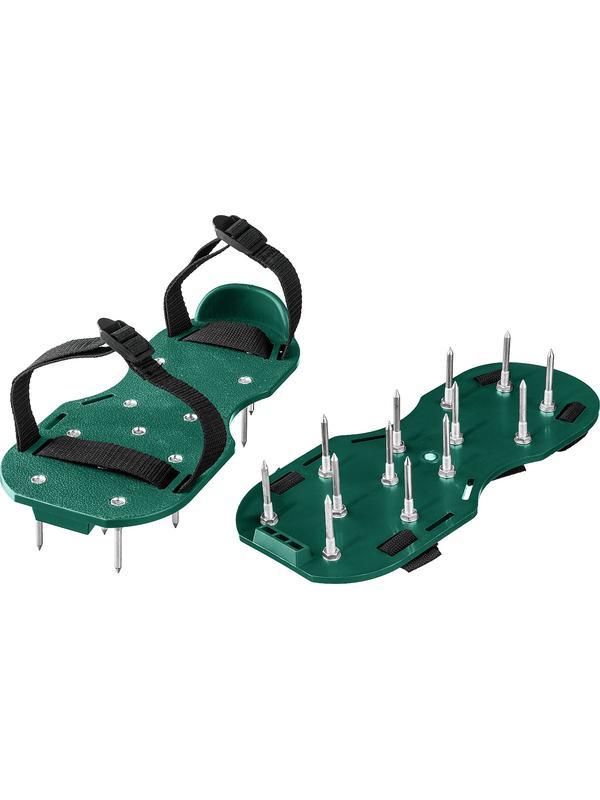 GRINDA GA-26, 26 стальных шипов, длина 50 мм, для газона, ножной аэратор (422111)