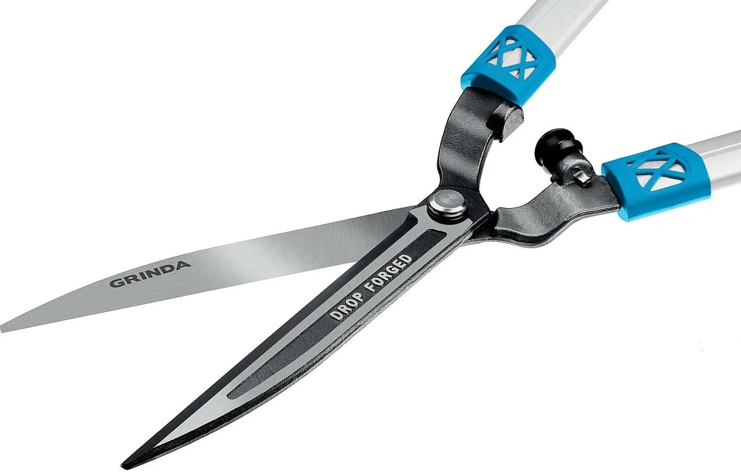 Кусторез GRINDA FH-800T 423790, кованые лезвия, телескопический, алюминиевые рукоятки /  630 - 800 мм.