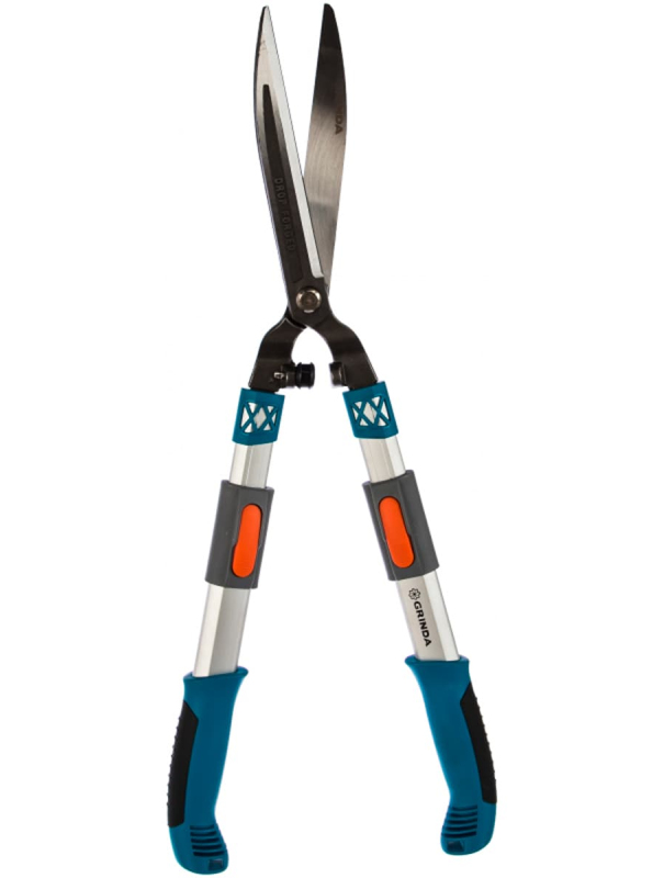 Кусторез GRINDA FH-800T 423790, кованые лезвия, телескопический, алюминиевые рукоятки /  630 - 800 мм.