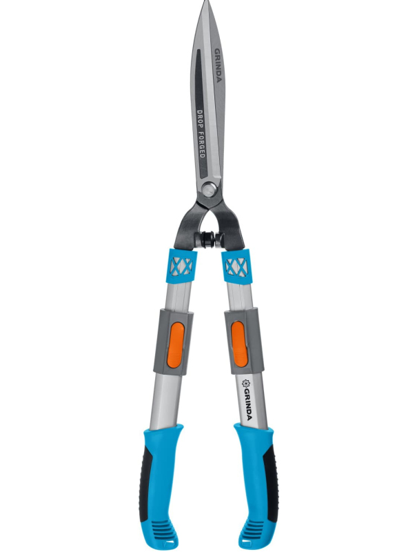 Кусторез GRINDA FH-800T 423790, кованые лезвия, телескопический, алюминиевые рукоятки /  630 - 800 мм.