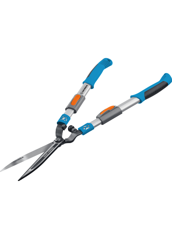 Кусторез GRINDA FH-800T 423790, кованые лезвия, телескопический, алюминиевые рукоятки /  630 - 800 мм.