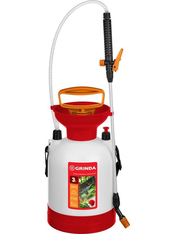GRINDA TS-3, 3 л, широкая горловина, устойчивое днище, переносной опрыскиватель (8-425113)