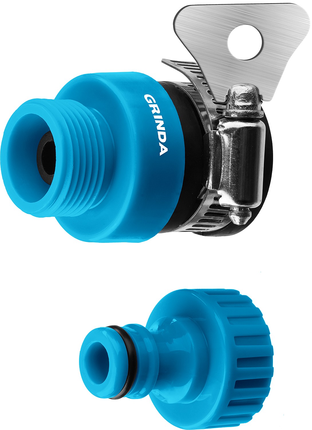 Адаптер штуцерный Grinda 8-426321 с хомутом и внутренней резьбой / 3/4