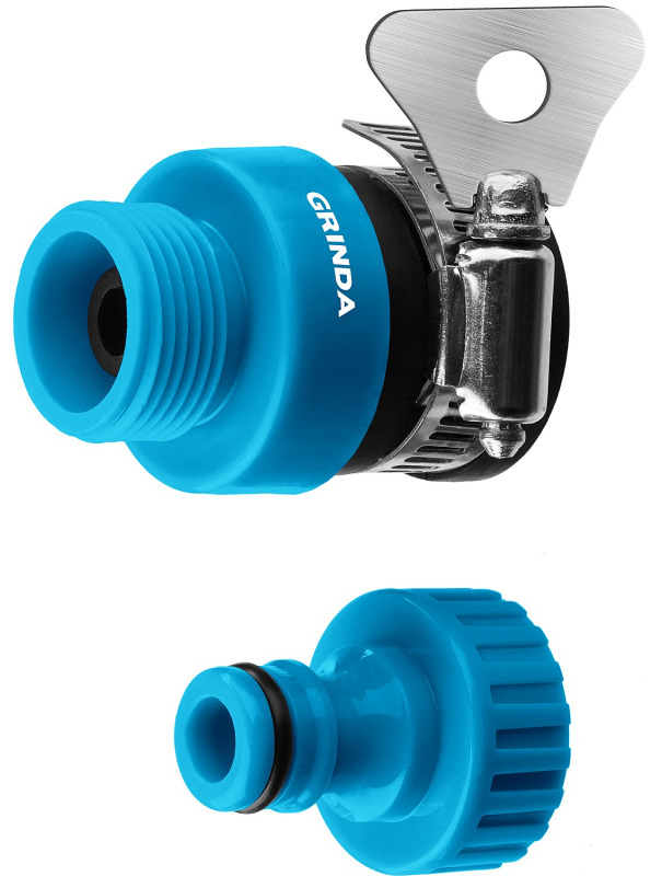 Адаптер штуцерный Grinda 8-426321 с хомутом и внутренней резьбой / 3/4