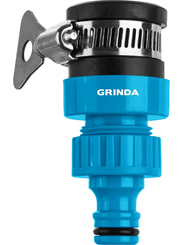 Адаптер штуцерный Grinda 8-426321 с хомутом и внутренней резьбой / 3/4