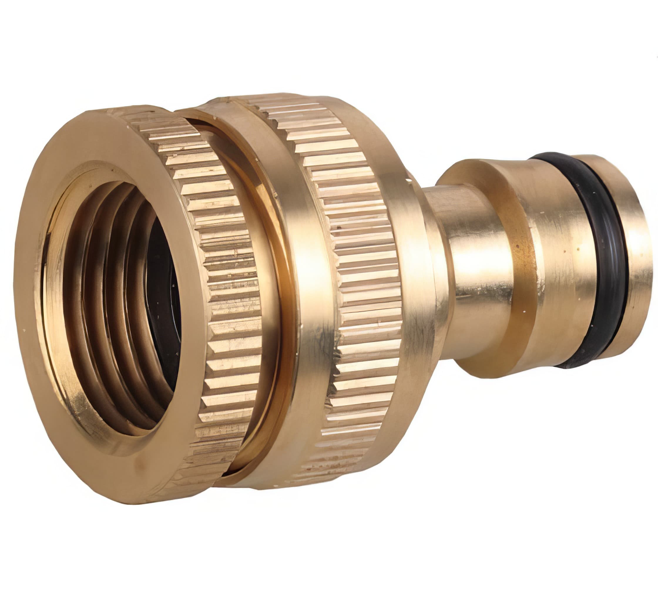 Штуцерный латунный коннектор шланга GRINDA BI-U 8-426105, 1/2 - 3/4″, с внутренней резьбой