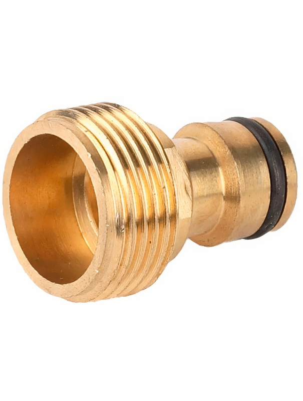 Штуцерный латунный коннектор шланга GRINDA 8-426116,с внешней резьбой / 3/4″