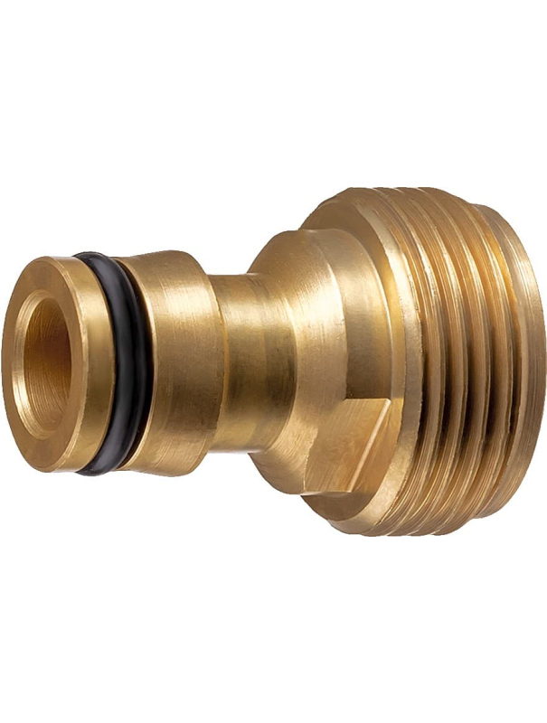 Штуцерный латунный коннектор шланга GRINDA 8-426116,с внешней резьбой / 3/4″