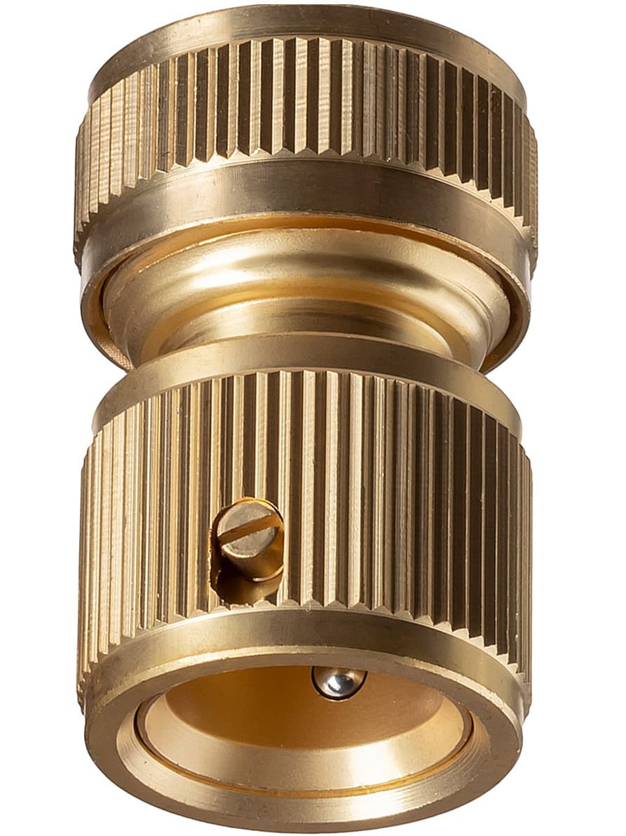 Быстросъемный соединитель для шланга GRINDA BC-12 8-426125, из латуни / 1/2″