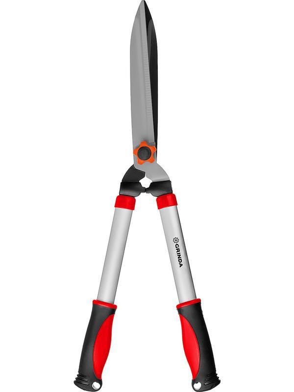 GRINDA GH-630, 630 мм, закаленные лезвия, антикор. покрытие, стальные рукоятки, кусторез (8-423551)