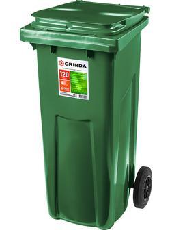 GRINDA МК-120, 120 л, 550 х 480 х 997 мм, мусорный контейнер (3840-12)