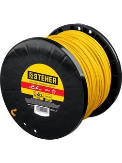 STEHER ЗВЕЗДА, 2.4 мм, 240 м, леска для триммера (75015-2.4)