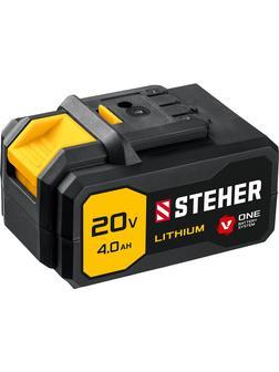 STEHER V1, 20 В, 4.0 А·ч, аккумуляторная батарея (V1-20-4)