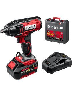 ЗУБР С1-18, 18 В, 250 Н·м, 1 АКБ (4 А·ч), гайковверт ударный, кейс (ГУЛ-255-41)