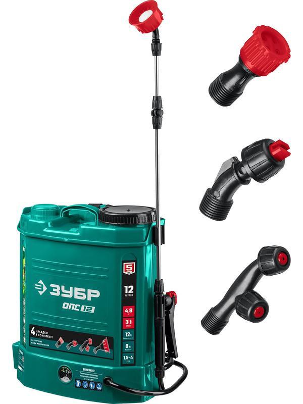 ЗУБР 12 л, аккумуляторный опрыскиватель (ОПС-12)